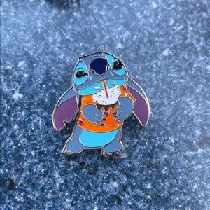 Disney Stitch mystery Enamel Pin - Blue and Orange